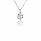 Solitaire Moissanite Necklace view 5