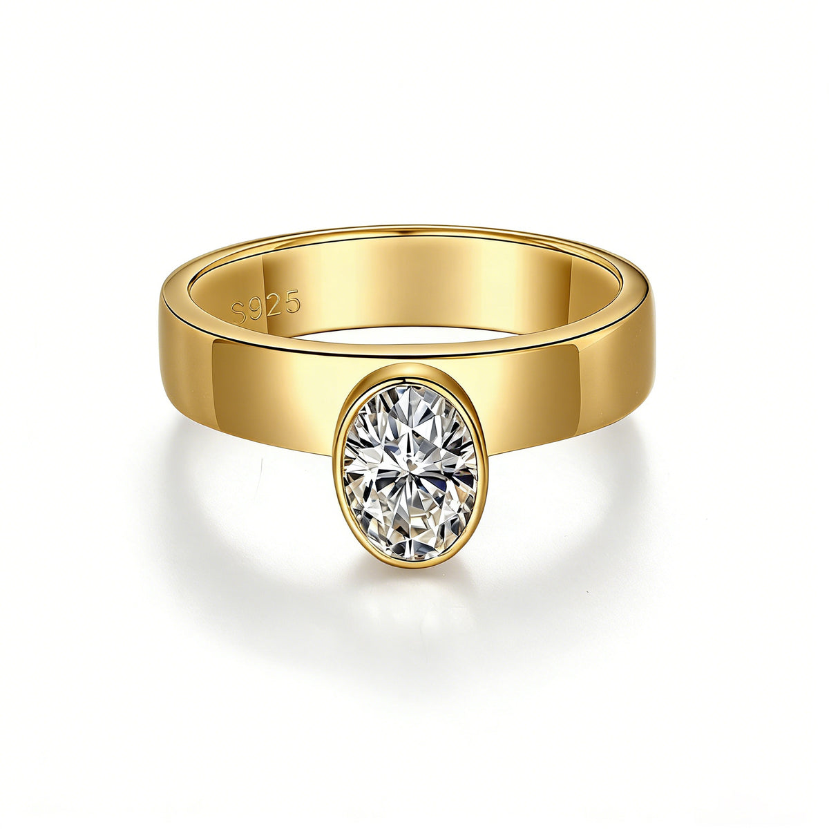 Cameo Moissanite Ring view 2