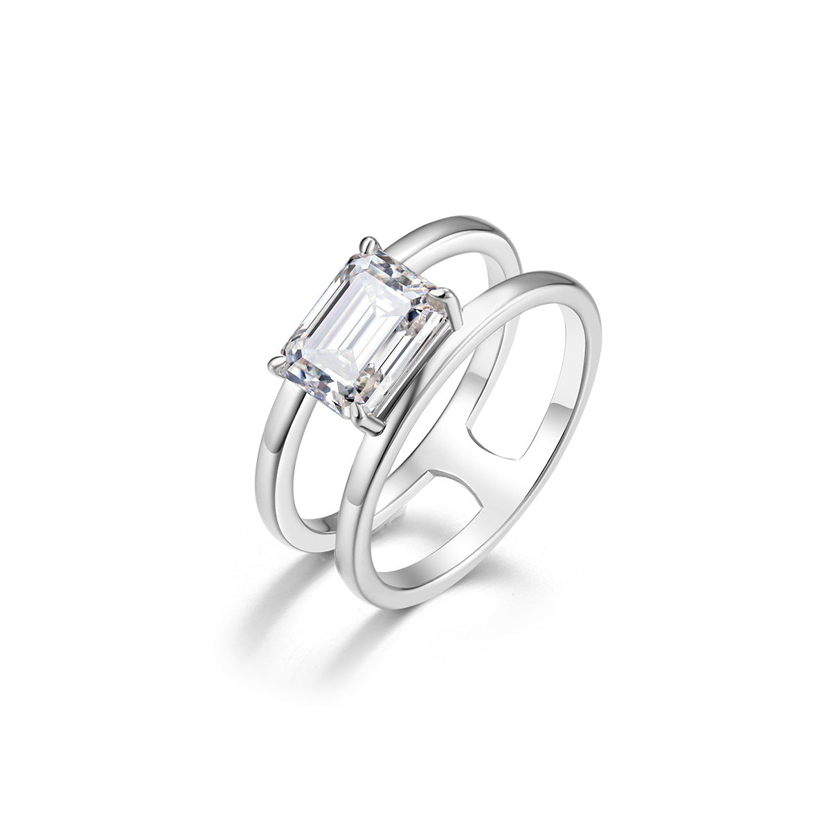 Bridge Moissanite Ring
