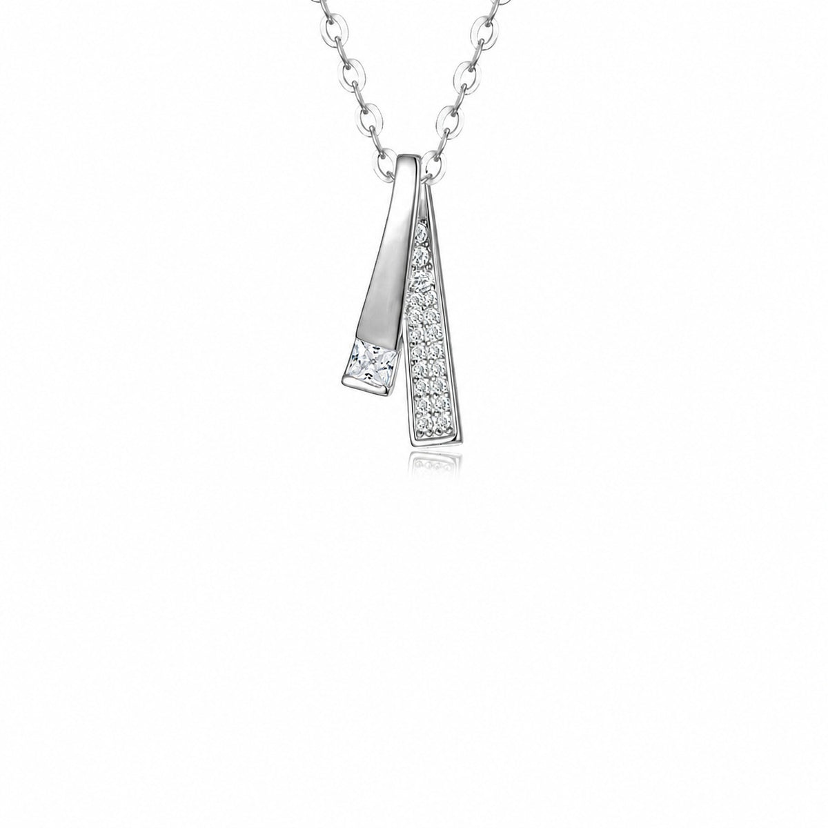 Echo Moissanite Necklace