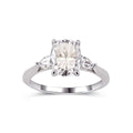 Trilogy Moissanite Ring