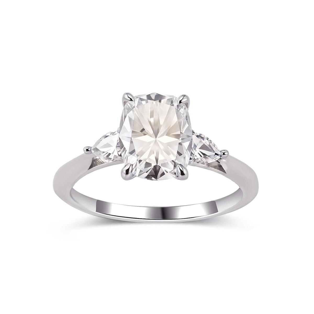 Trilogy Moissanite Ring