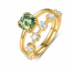 Tide Moissanite Ring view 9
