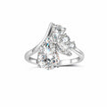 Plume Moissanite Ring