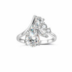 Plume Moissanite Ring