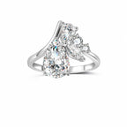 Plume Moissanite Ring view 3