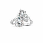 Plume Moissanite Ring view 4