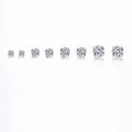 Solitaire Moissanite Stud Earrings