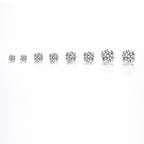 Solitaire Moissanite Stud Earrings