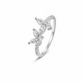 Butterfly Moissanite Ring