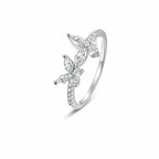Butterfly Moissanite Ring