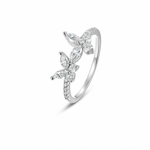 Butterfly Moissanite Ring