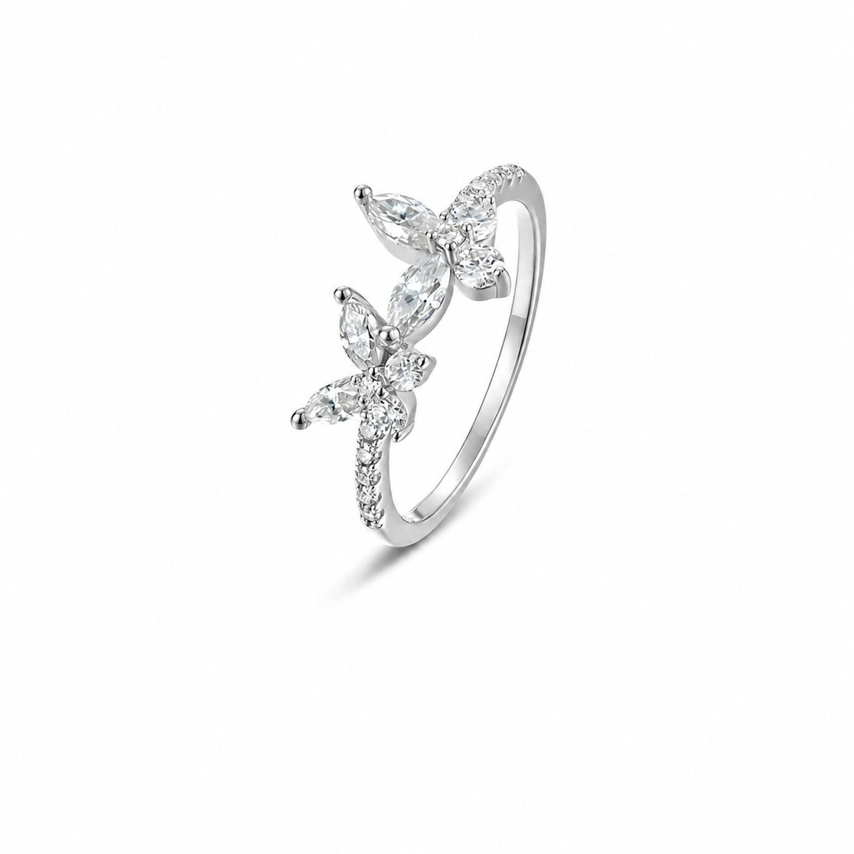Butterfly Moissanite Ring view 2