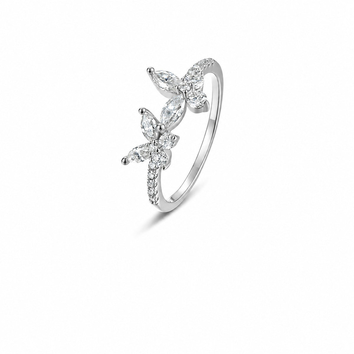 Butterfly Moissanite Ring view 3