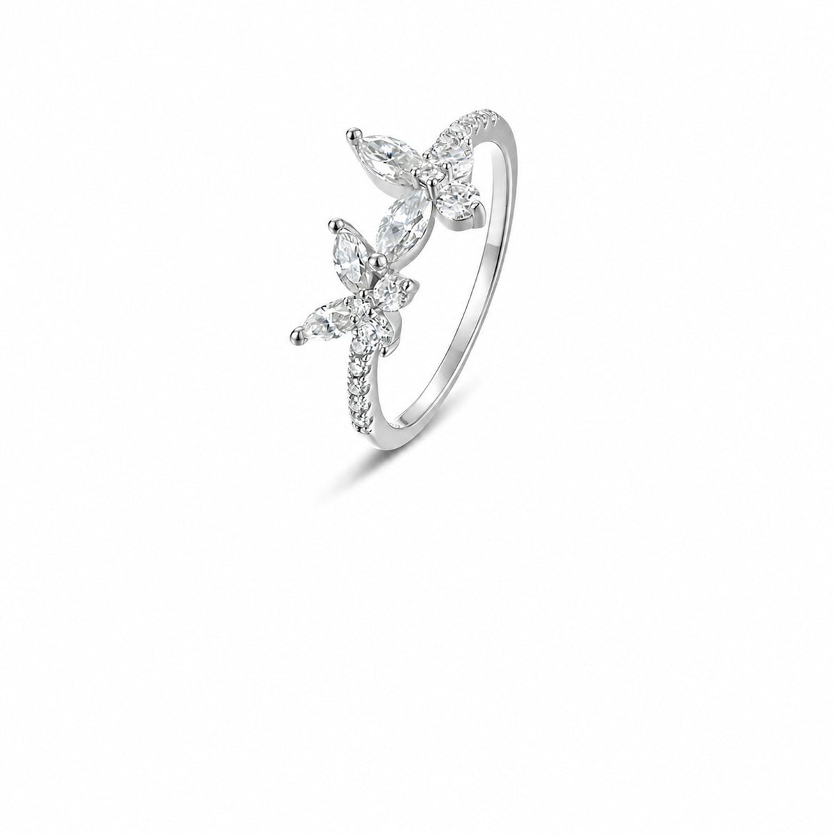Butterfly Moissanite Ring view 4