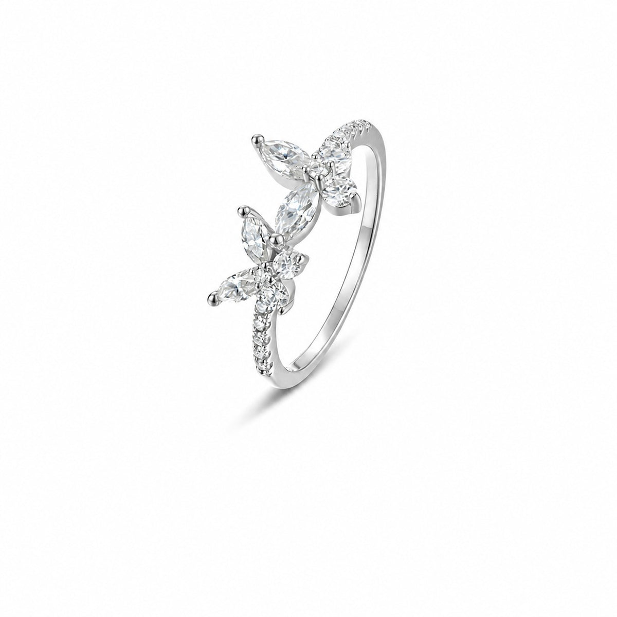 Butterfly Moissanite Ring view 5