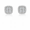 Frost Moissanite Stud Earrings