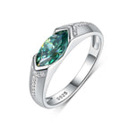 Sage Green Moissanite Ring