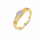 Reed Moissanite Solitaire Ring view 9