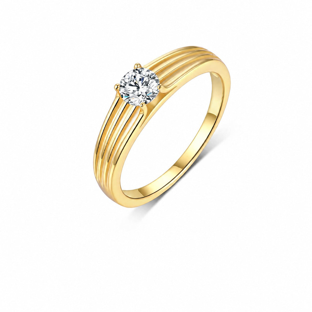 Reed Moissanite Solitaire Ring view 6