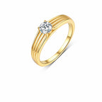 Reed Moissanite Solitaire Ring view 7