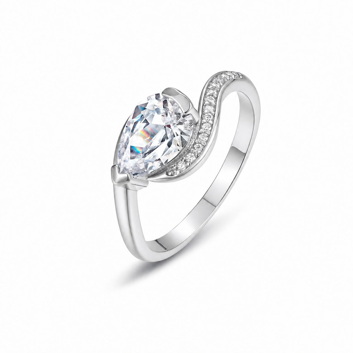 Helix Moissanite Ring view 2