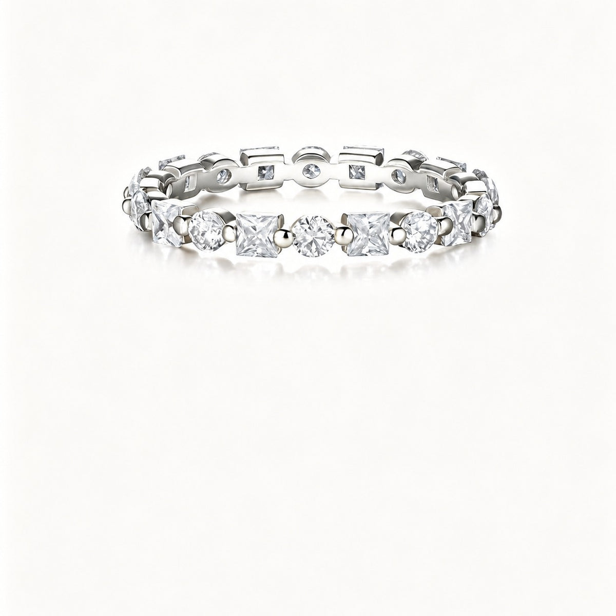 Rhythm Moissanite Ring view 2