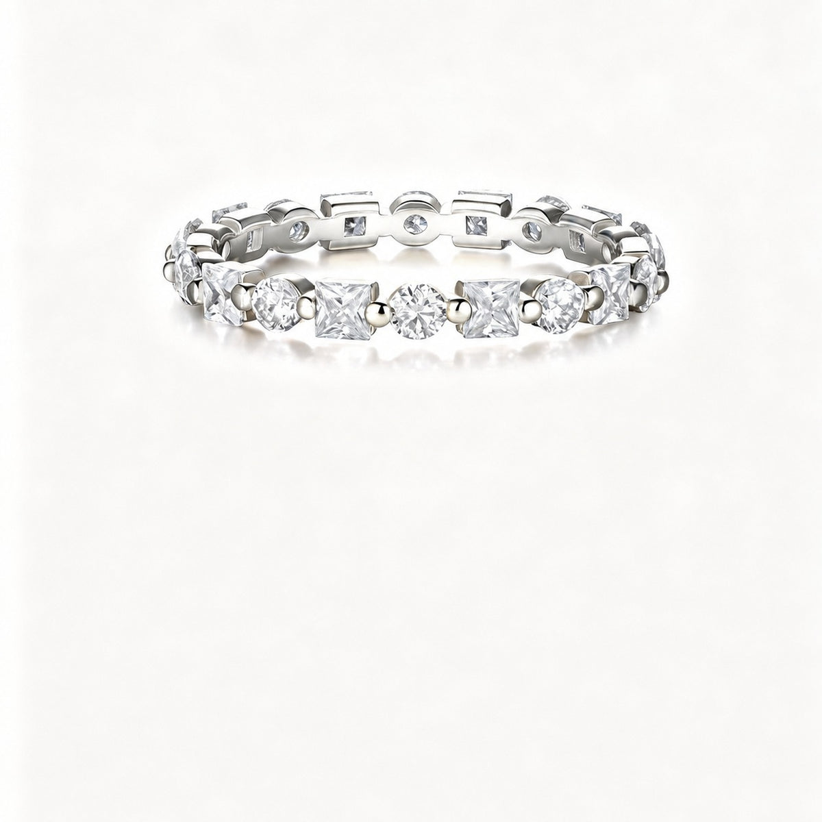 Rhythm Moissanite Ring view 3