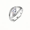 Sway Moissanite Ring