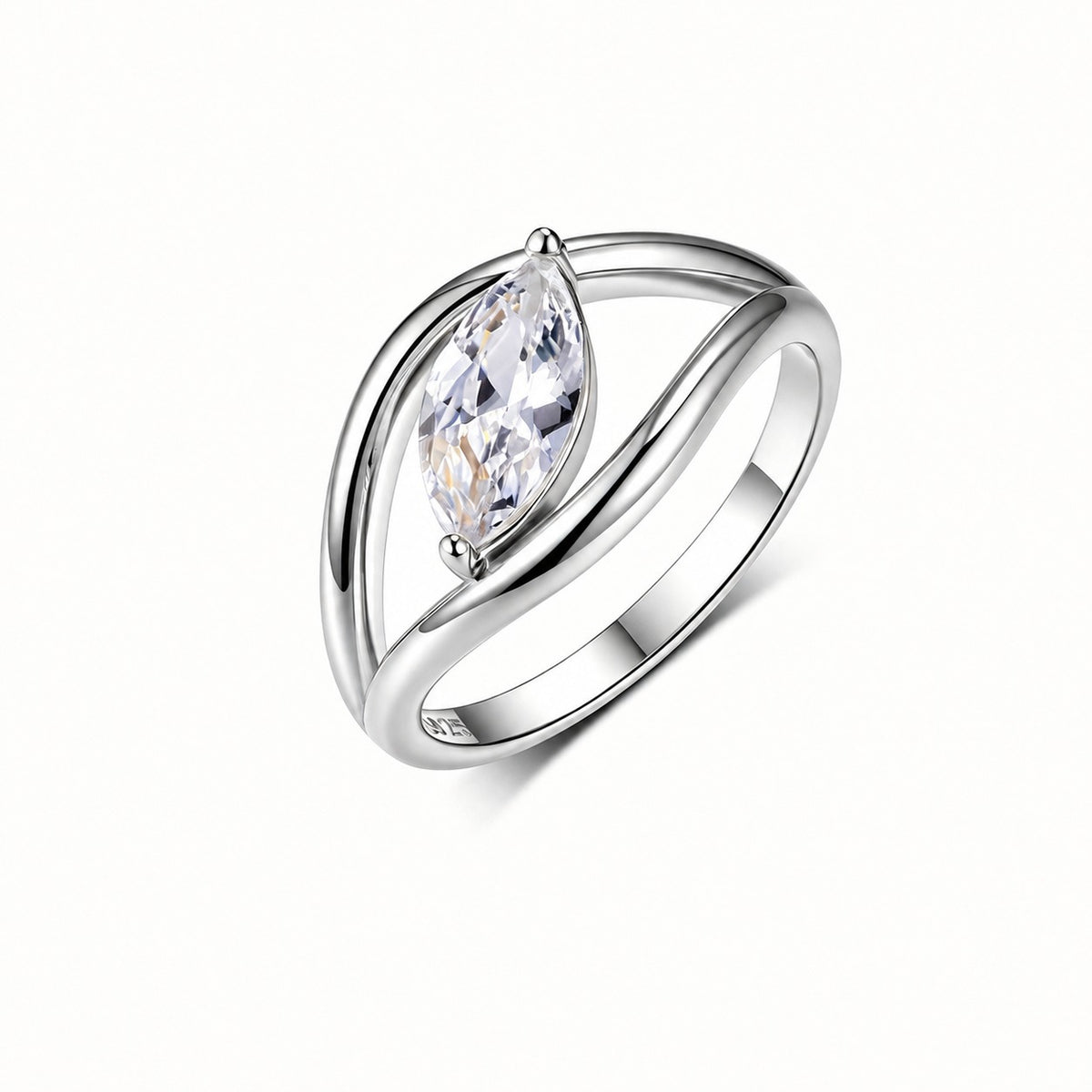 Sway Moissanite Ring