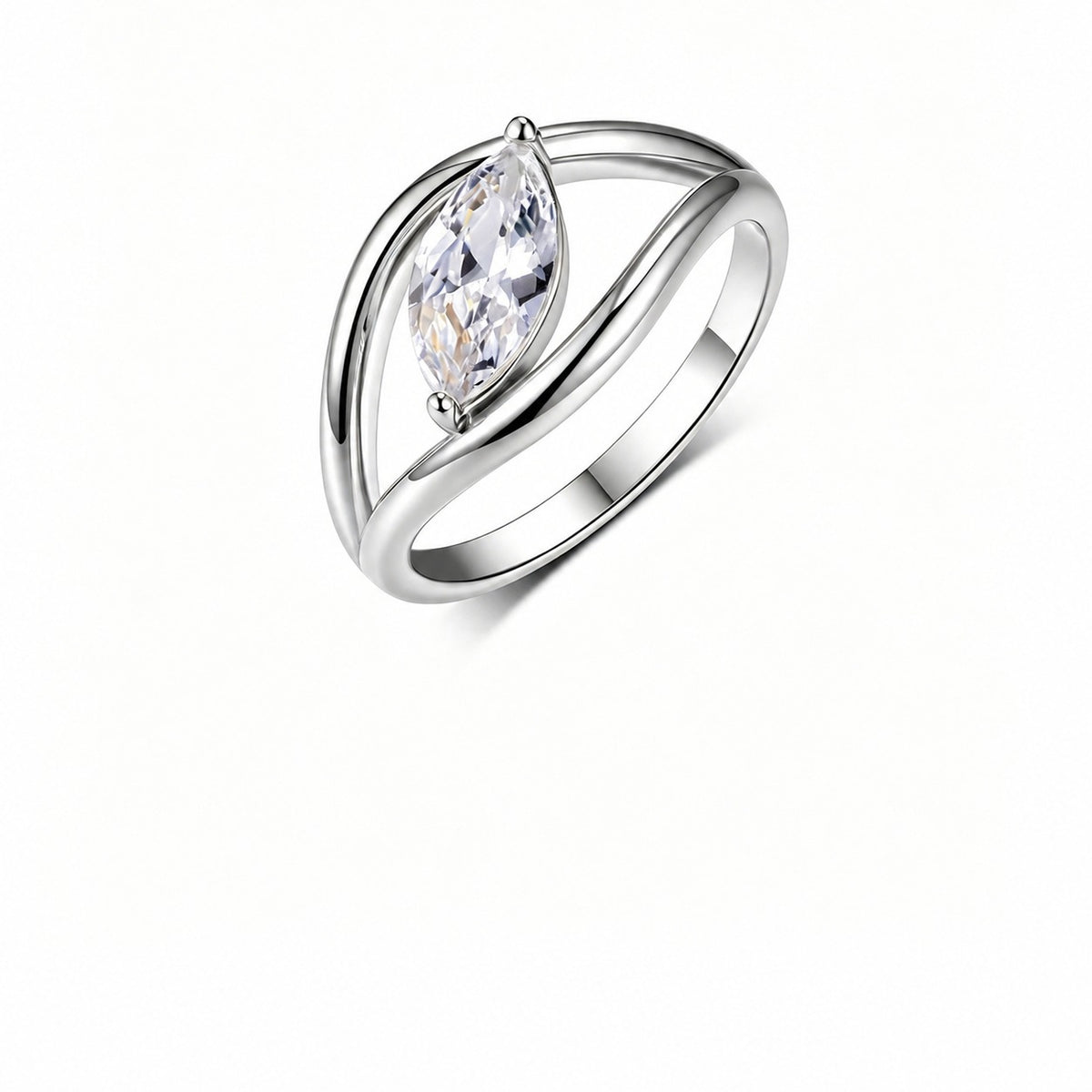 Sway Moissanite Ring view 2