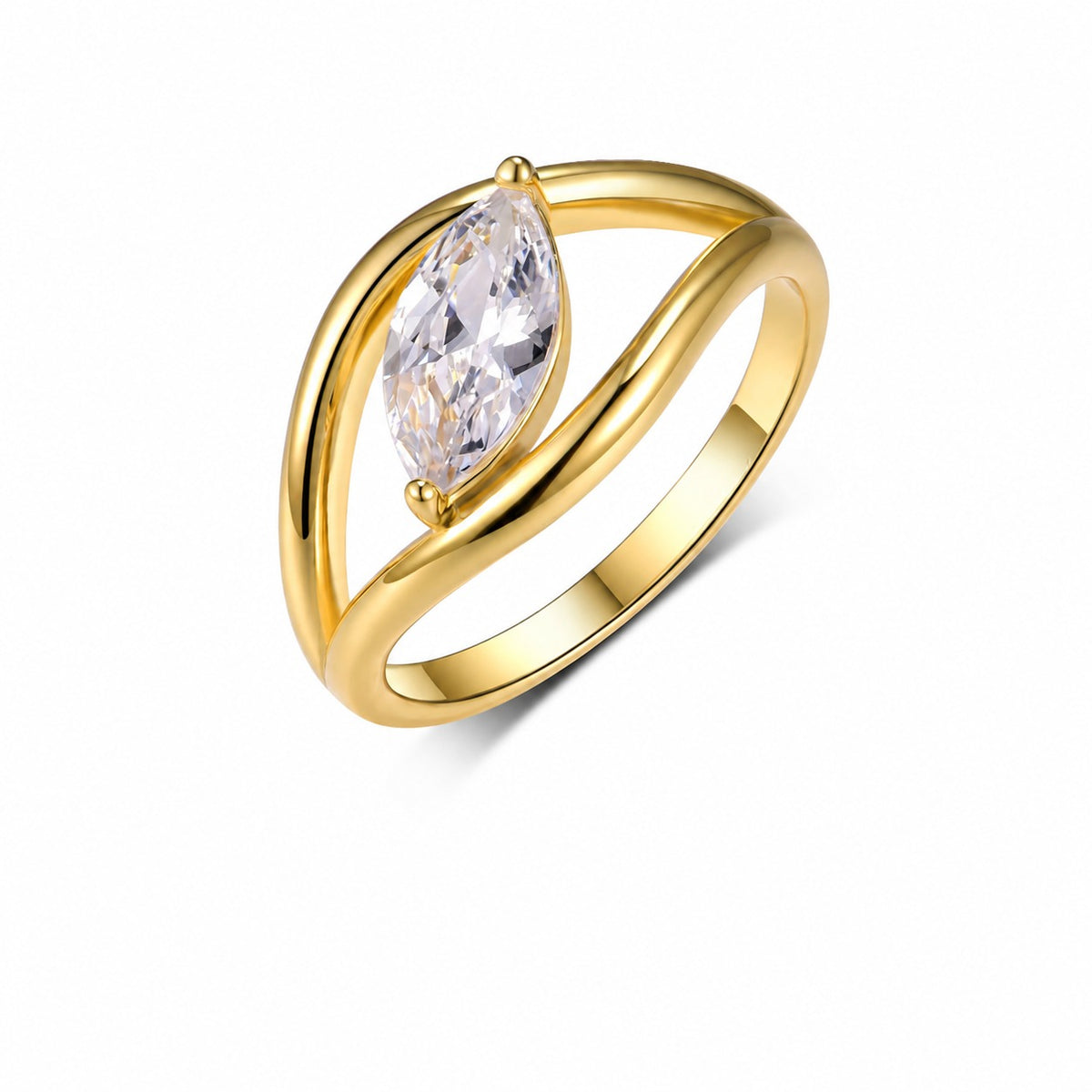 Sway Moissanite Ring view 6