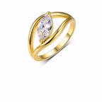 Sway Moissanite Ring view 7