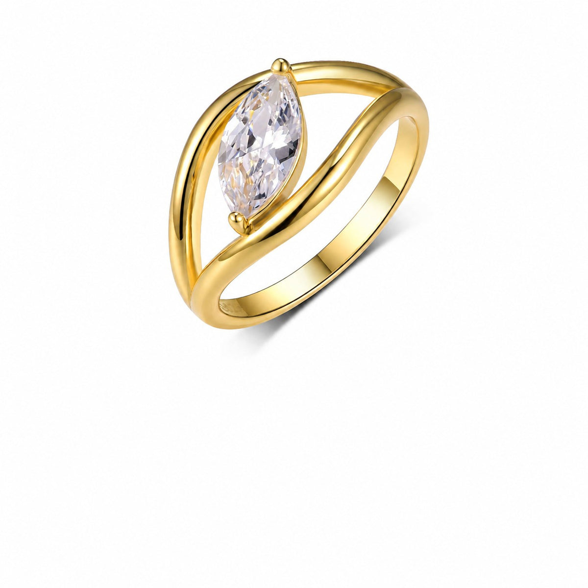 Sway Moissanite Ring view 8