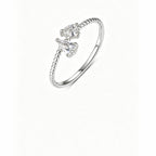 Kiss Moissanite Ring