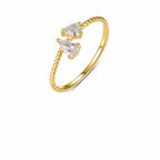 Kiss Moissanite Ring view 6