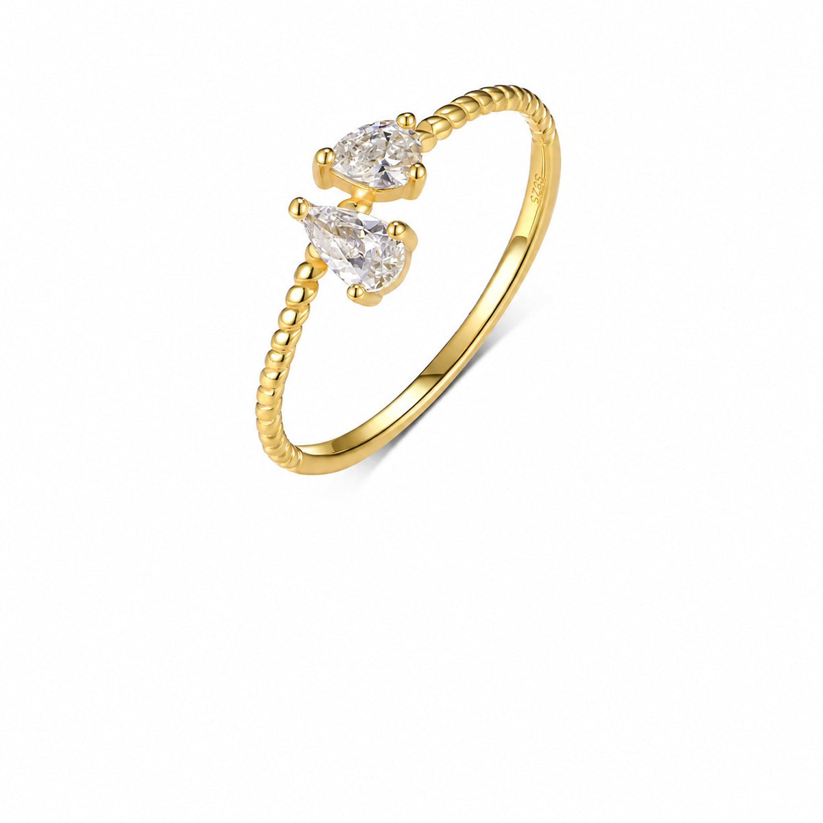 Kiss Moissanite Ring view 6