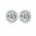 Orbit Moissanite Stud Earrings
