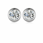 Bubble Moissanite Stud Earrings