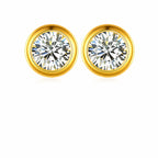 Bubble Moissanite Stud Earrings view 2