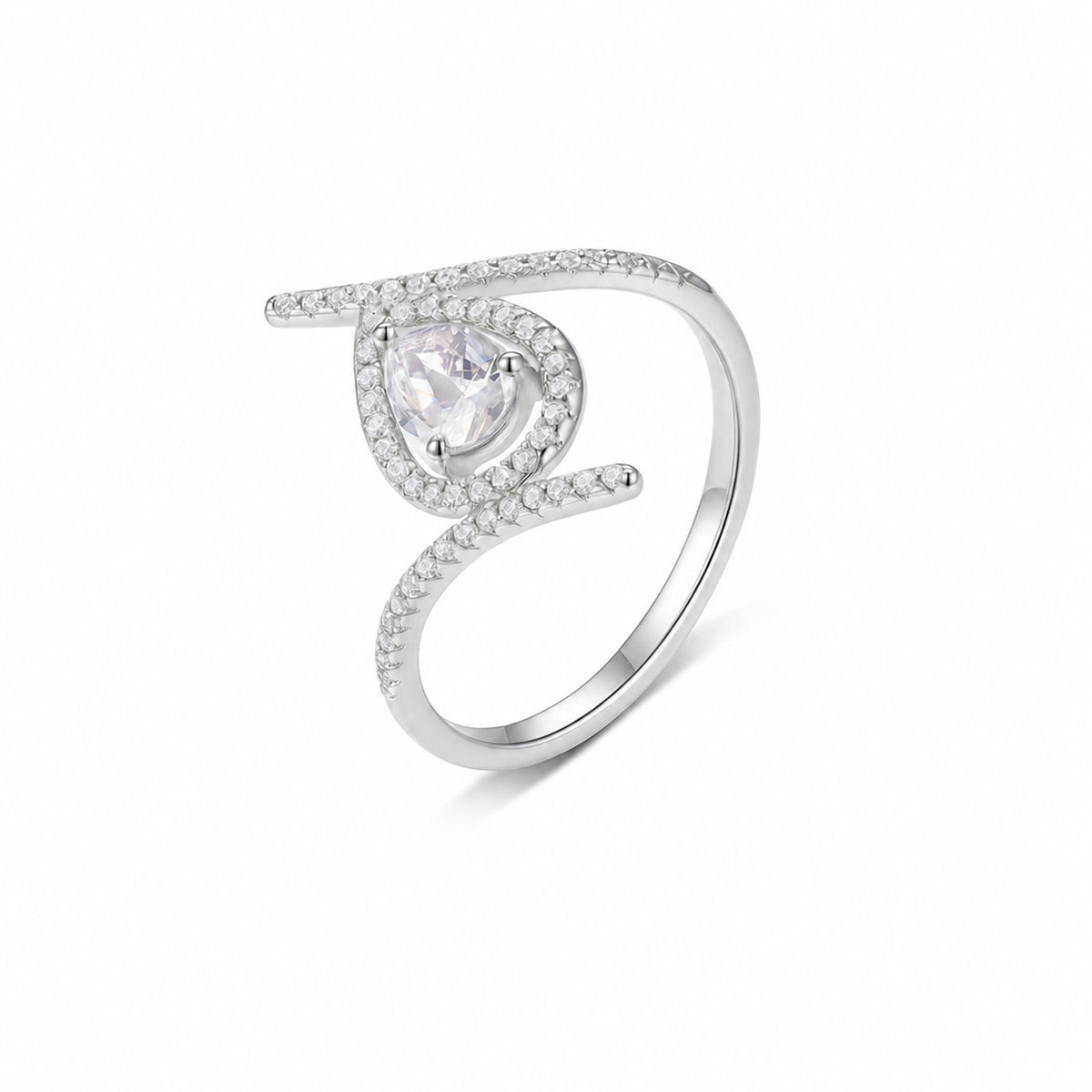 Aurora Moissanite Ring view 3