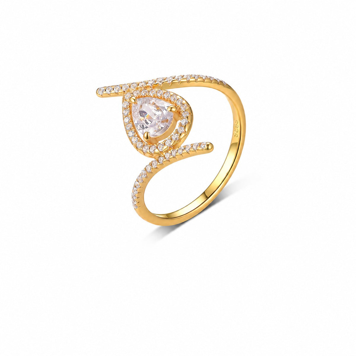 Aurora Moissanite Ring view 7