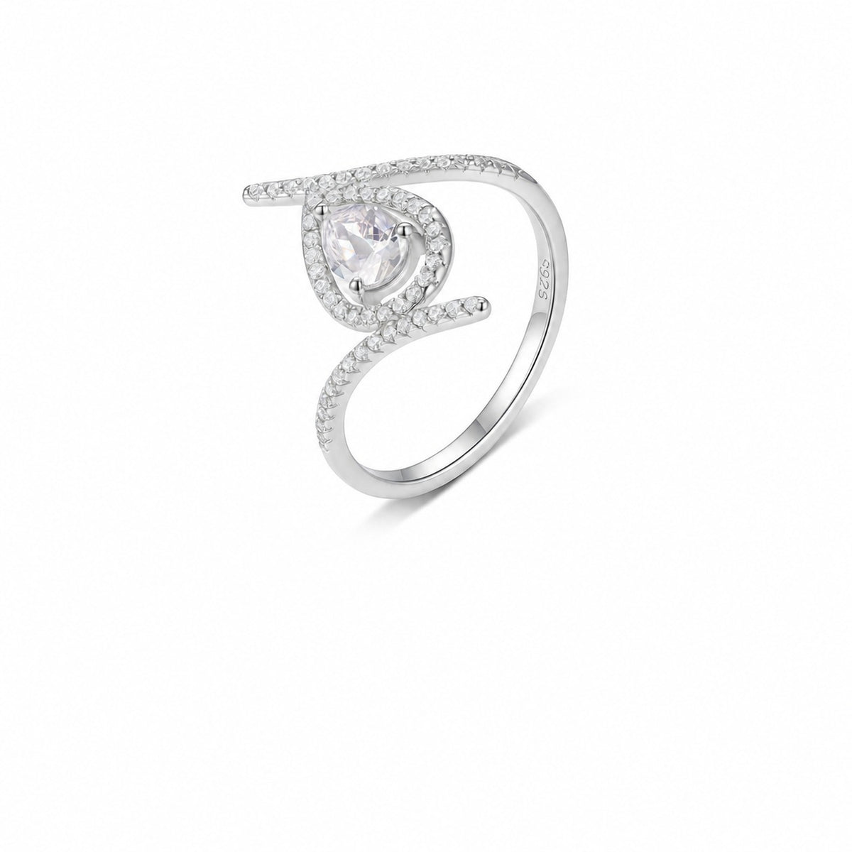 Aurora Moissanite Ring