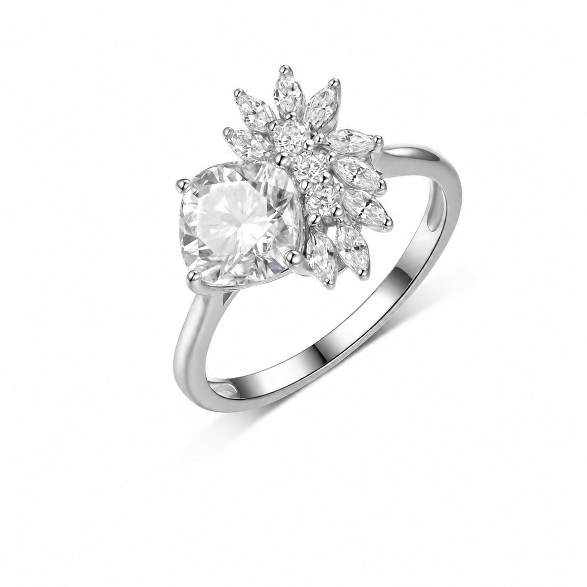Bouquet Moissanite Ring