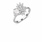 Bouquet Moissanite Ring view 2