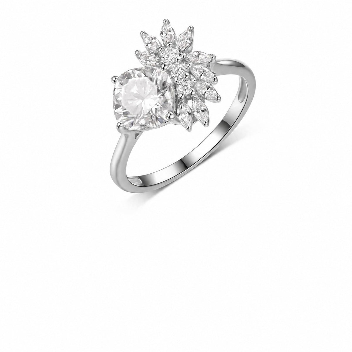 Bouquet Moissanite Ring view 2