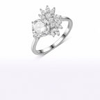 Bouquet Moissanite Ring view 5