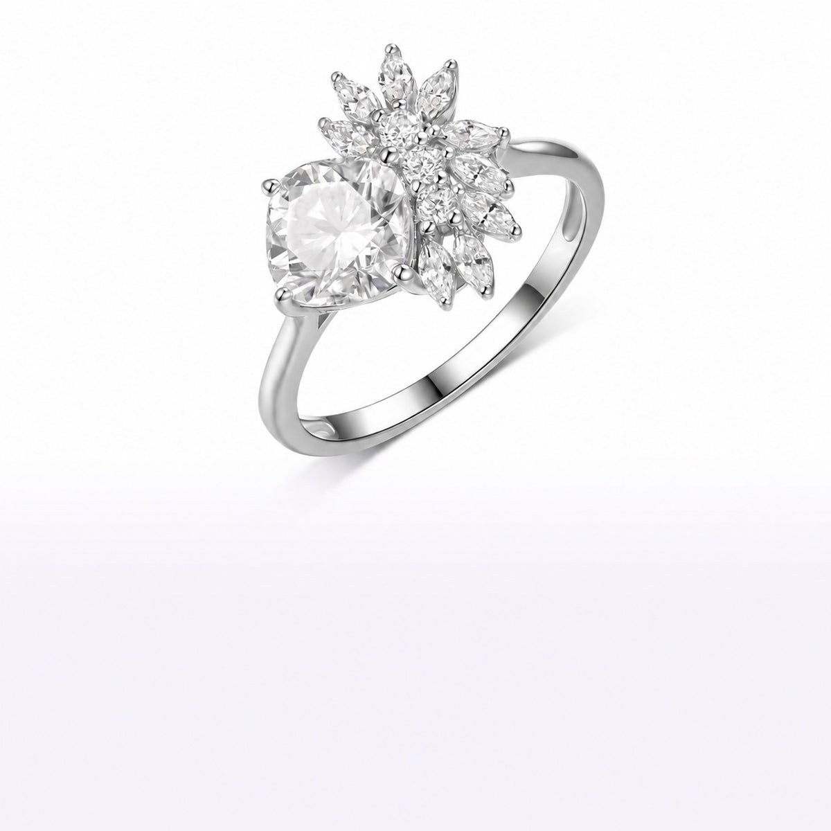 Bouquet Moissanite Ring view 5