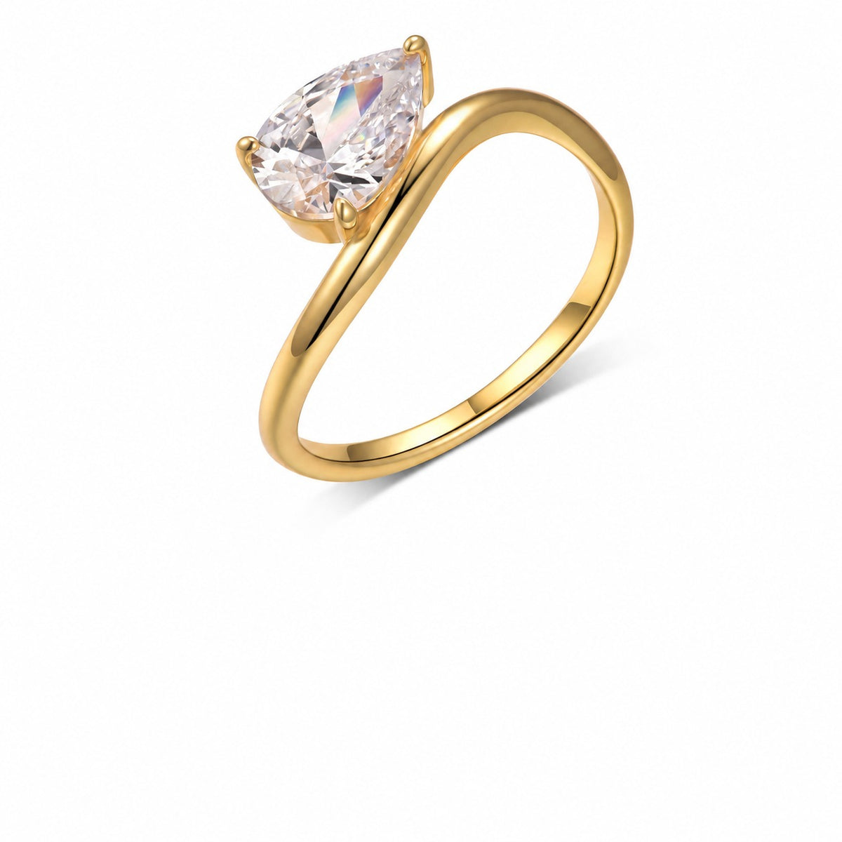 Drift Moissanite Solitaire Ring view 8