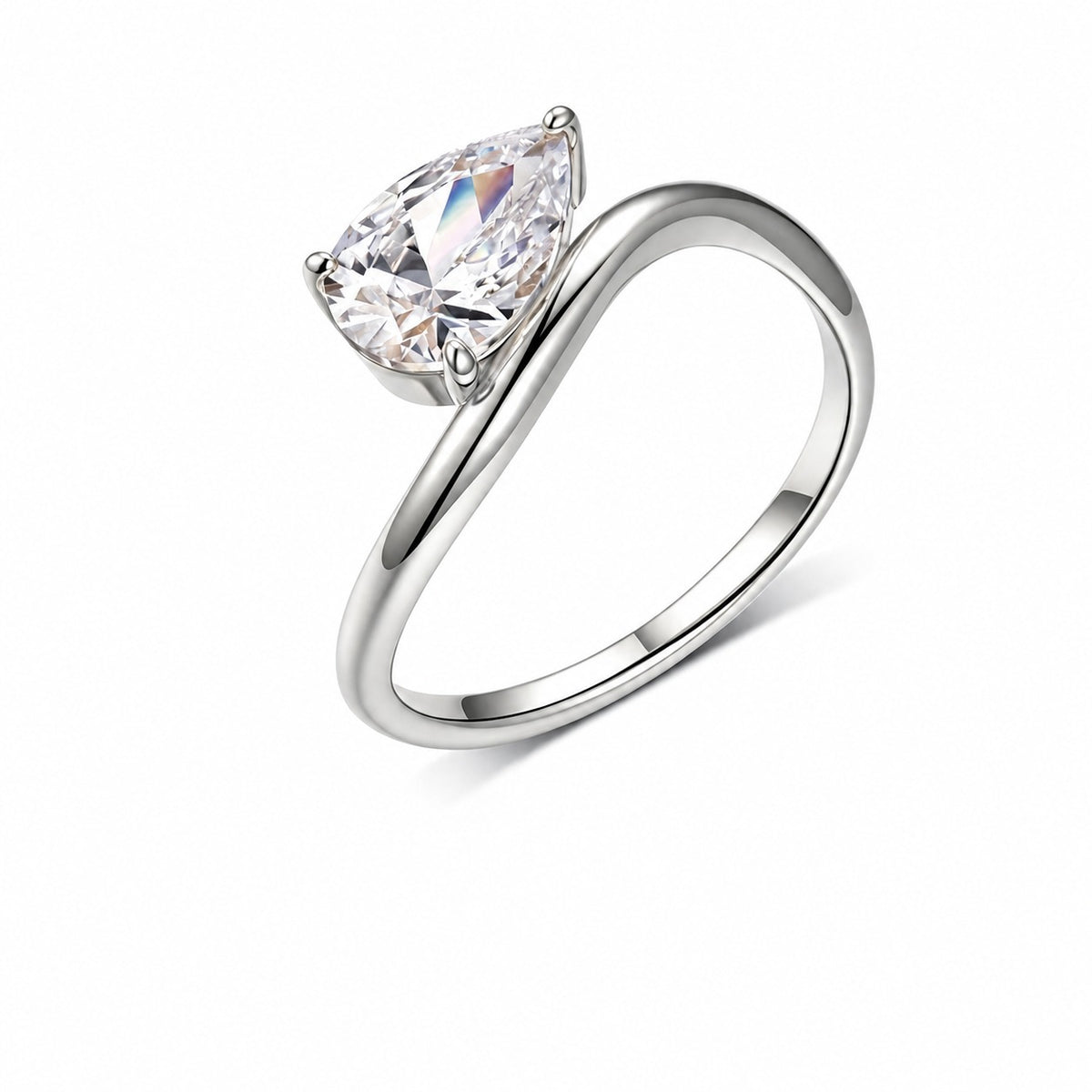 Drift Moissanite Solitaire Ring view 2